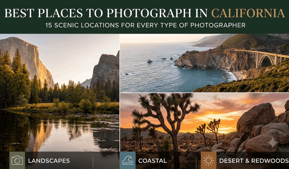 Best Places to Photograph in California