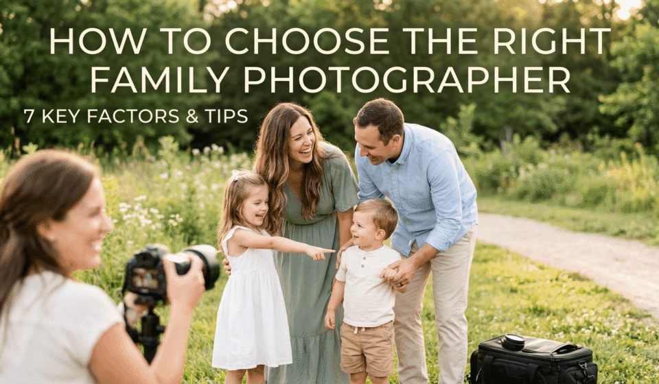 How to Choose the Right Family Photographer