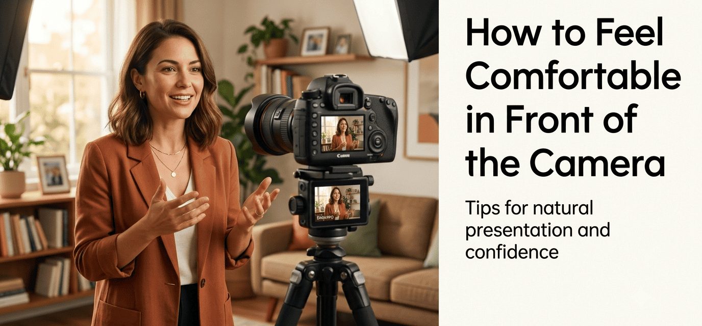 How to Feel Comfortable in Front of the Camera