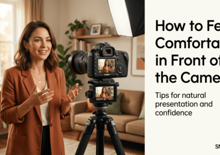 How to Feel Comfortable in Front of the Camera