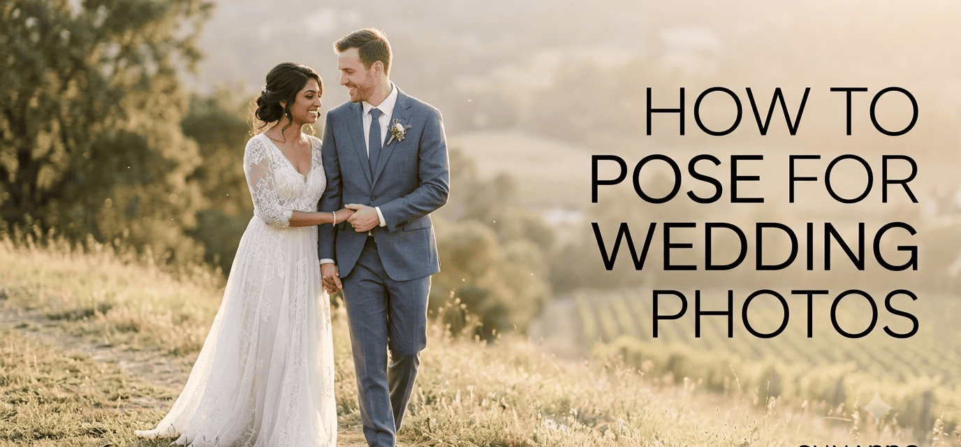 How to Pose for Wedding Photos
